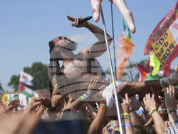 Britain Glastonbury Music Festival Day 4