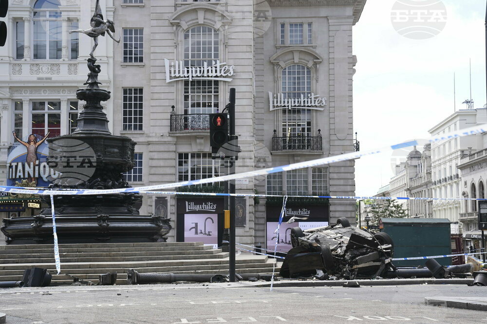 Britain London Car Crash