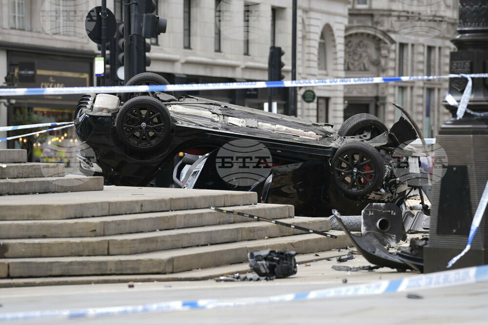 Britain London Car Crash