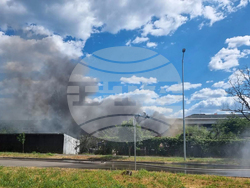 Варна - строителна борса - пожар