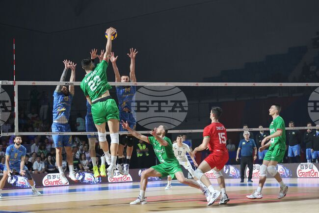 Бургас - волейбол - Лига на нациите - България - Украйна