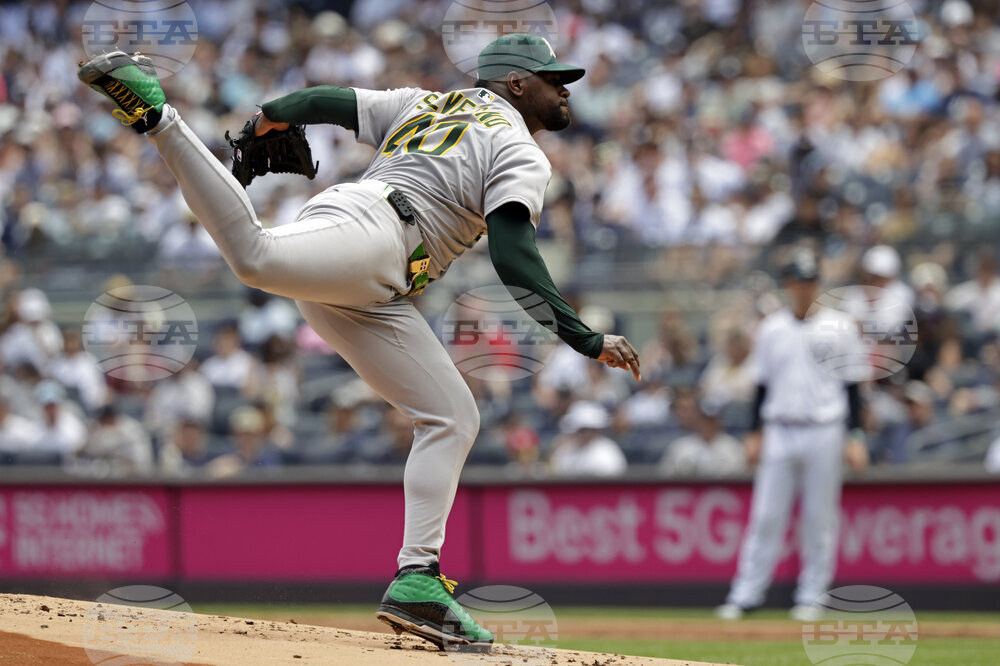 Athletics Yankees Baseball