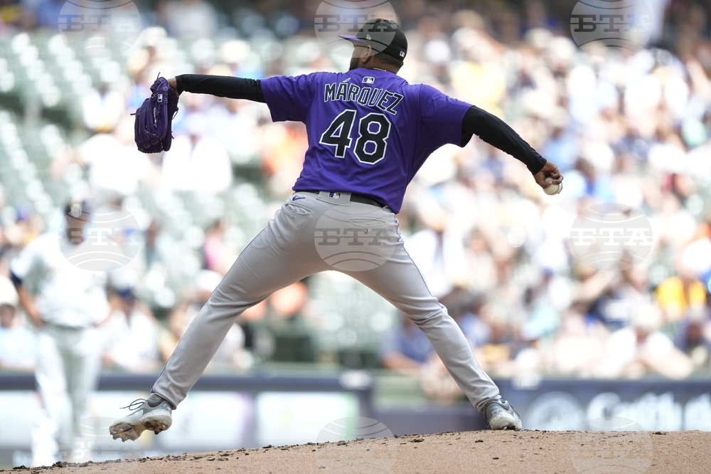 Rockies Brewers Baseball