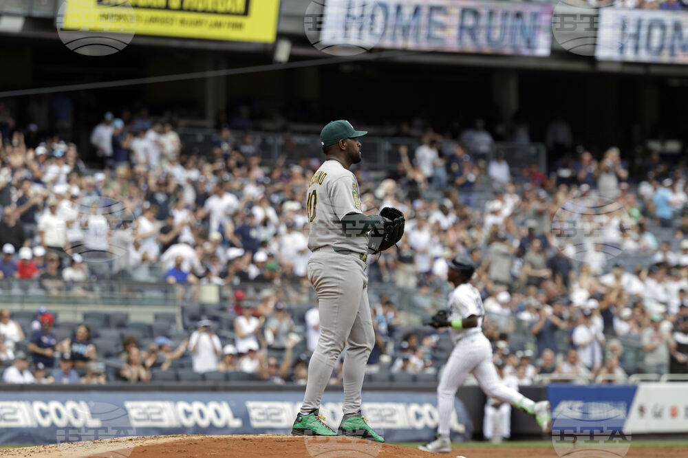 Athletics Yankees Baseball