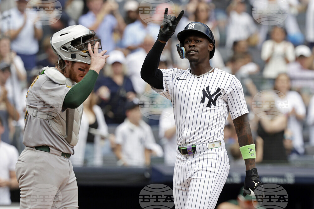 Athletics Yankees Baseball
