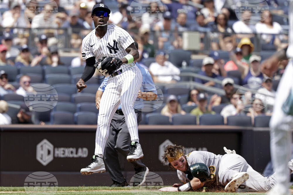 Athletics Yankees Baseball