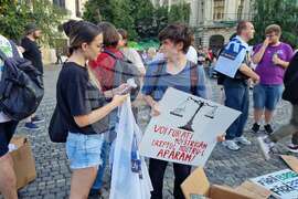 Румъния - протест
