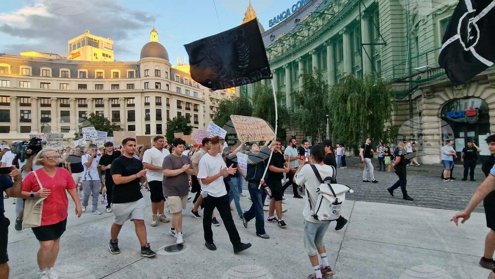 Румъния - протест