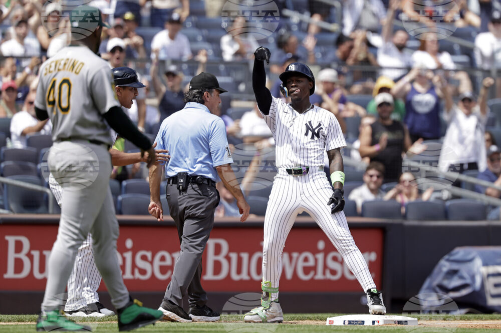 Athletics Yankees Baseball