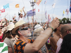 Britain Glastonbury Music Festival Day 5