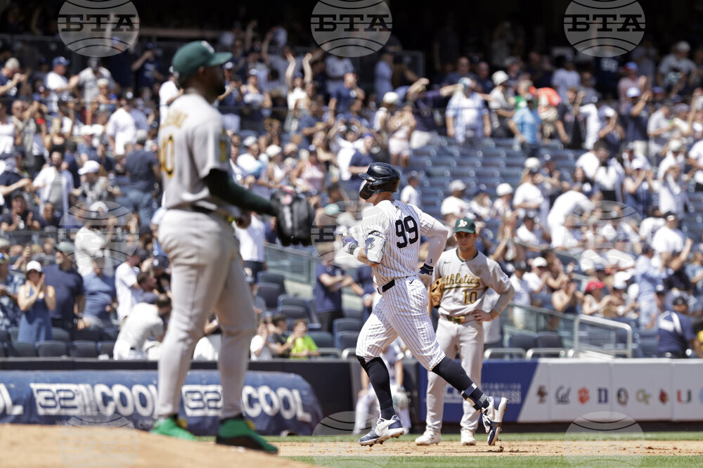 Athletics Yankees Baseball