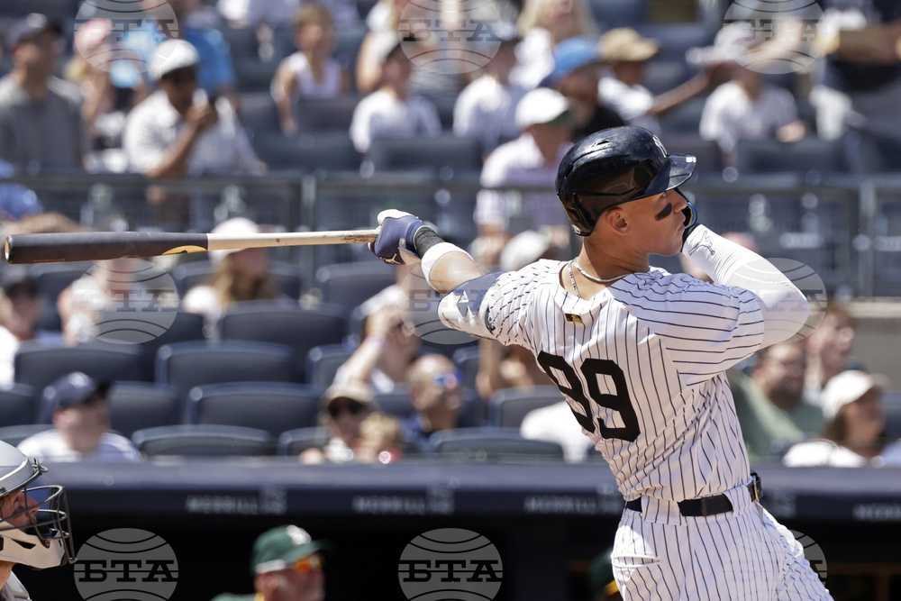 Athletics Yankees Baseball
