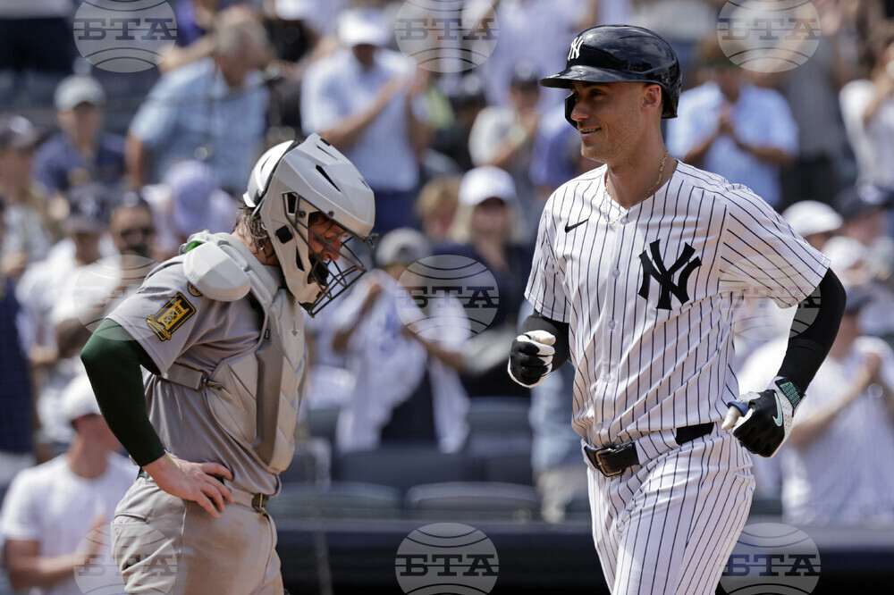 Athletics Yankees Baseball
