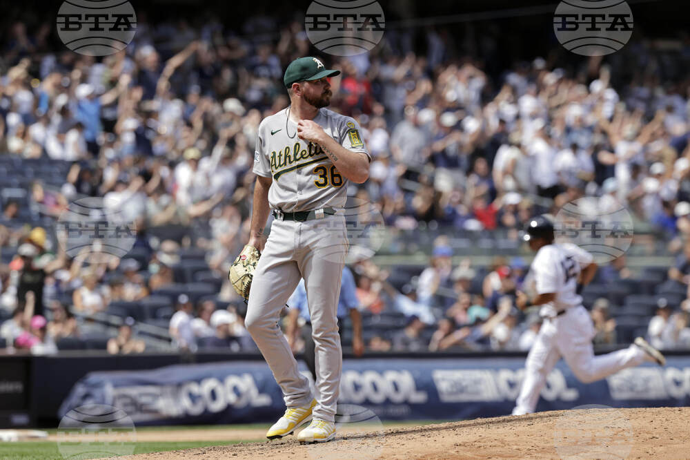 Athletics Yankees Baseball