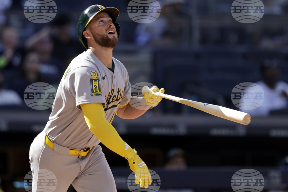 Athletics Yankees Baseball