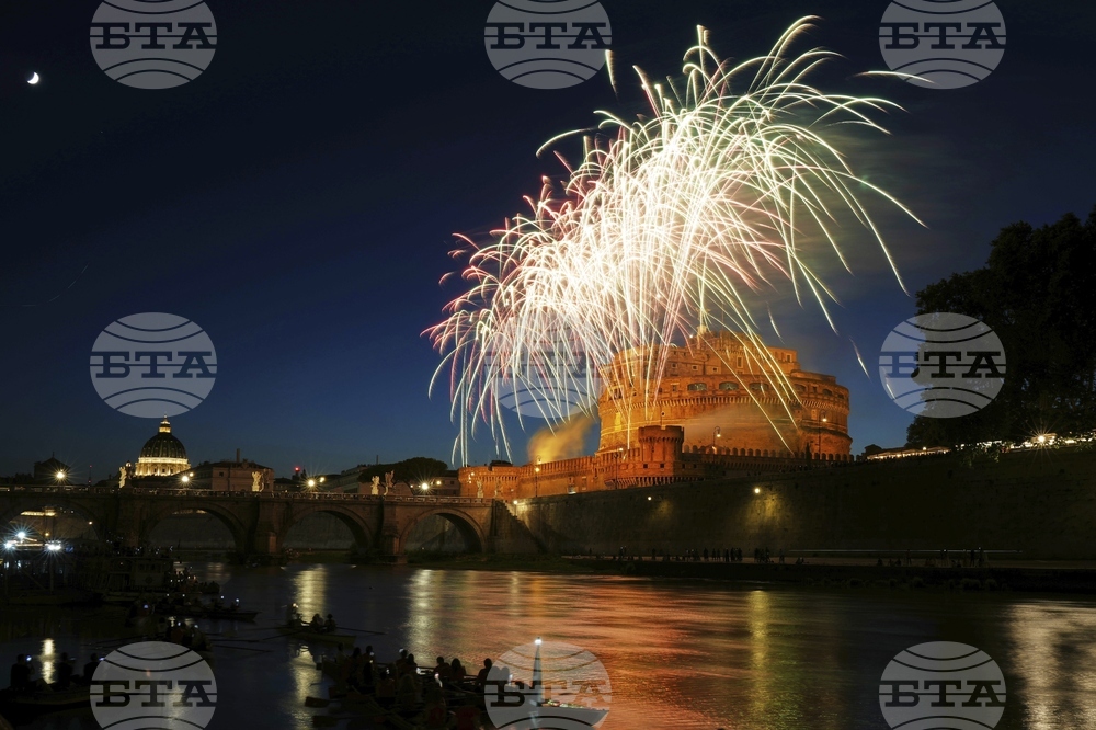 APTOPIX Italy Rome Feast Fireworks