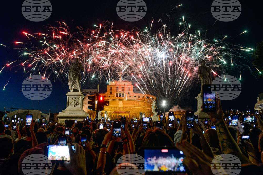APTOPIX Italy Rome Feast Fireworks