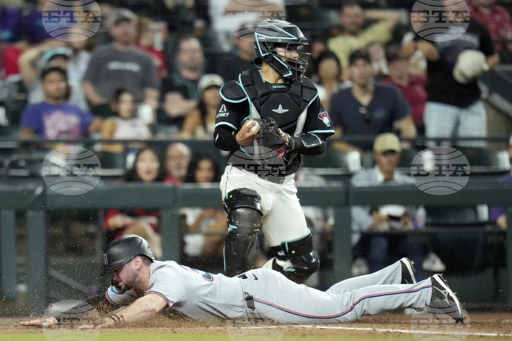 Marlins Diamondbacks Baseball