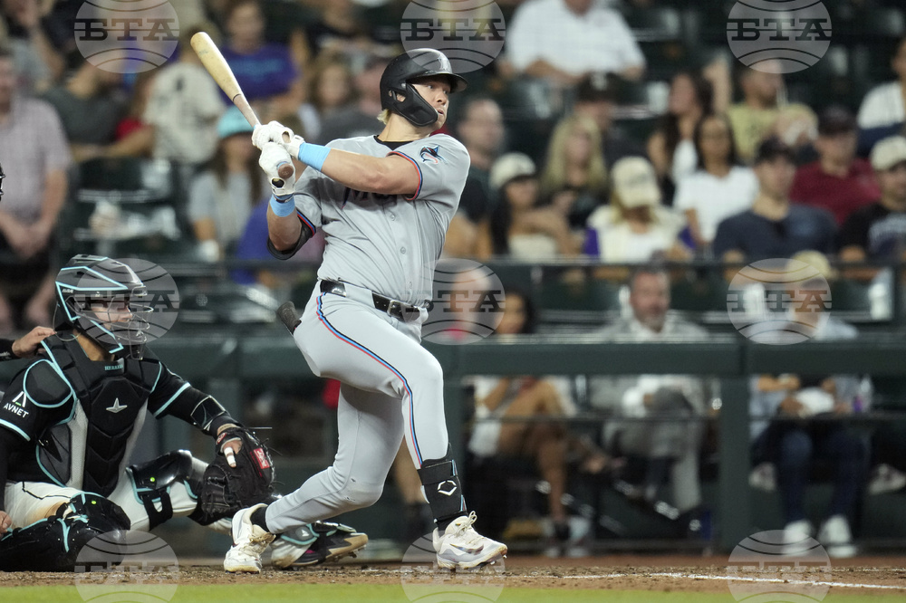 Marlins Diamondbacks Baseball