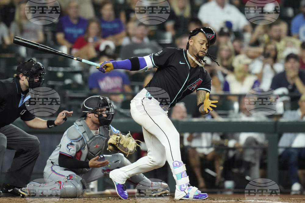 Marlins Diamondbacks Baseball
