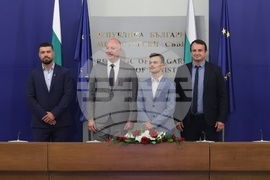 Министерски съвет - олимпийски отбори по природни науки - церемония