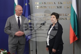 Министерски съвет - олимпийски отбори по природни науки - церемония