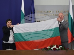 Министерски съвет - олимпийски отбори по природни науки - церемония