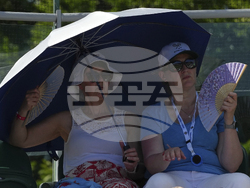 Britain Wimbledon Tennis Extreme Weather Heat