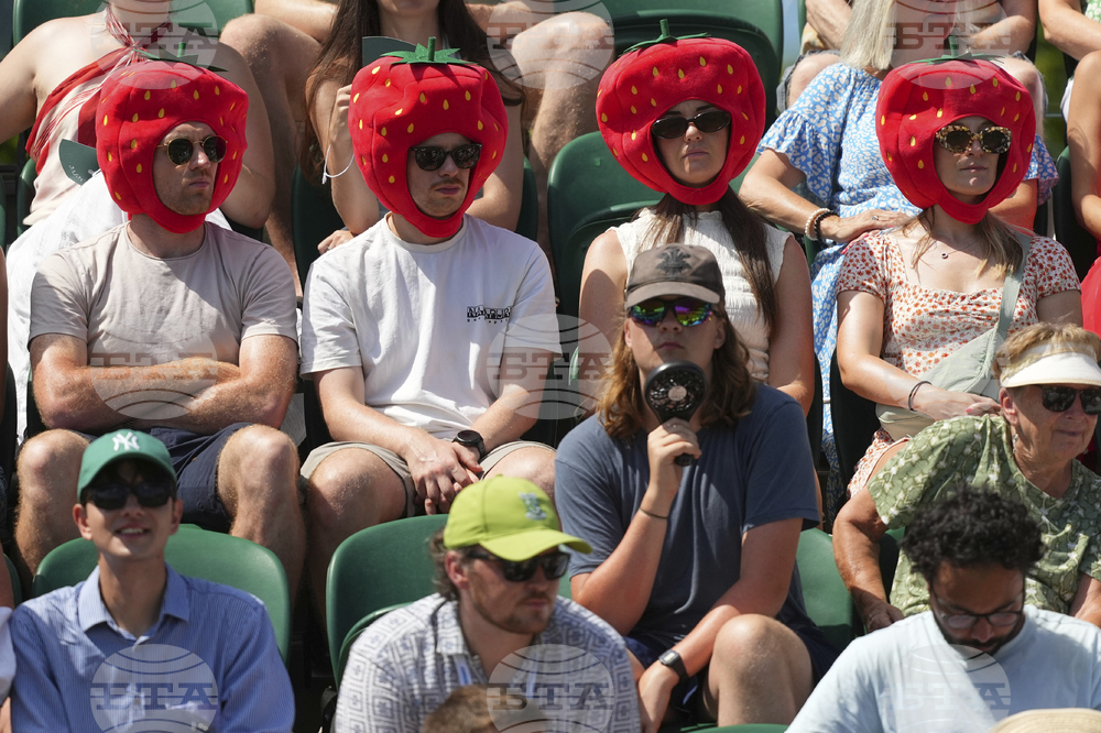Britain Wimbledon Tennis Extreme Weather Heat