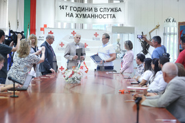 Мрежа за взаимопомощ на националните дружества от Югоизточна Европа „Съседите помагат първи“ - предаване на председателството