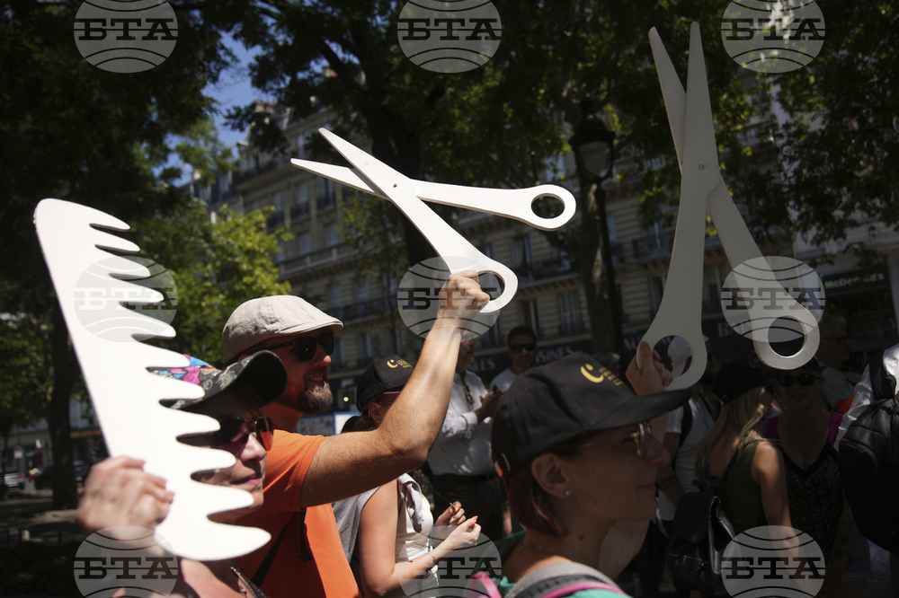 France Hairdressers Protests