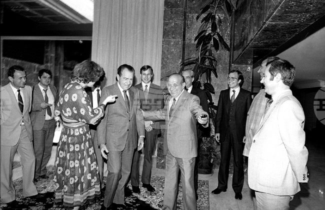 На 1 юли 1982 г. Ричард Никсън и Тодор Живков се срещат в резиденция „Евксиноград“ край Варна