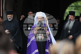 Рилски манастир - патриарх Даниил - посрещане