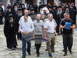 Рилски манастир - патриарх Даниил - посрещане