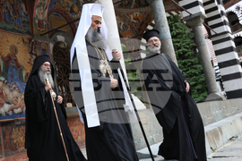Рилски манастир - патриарх Даниил - посрещане