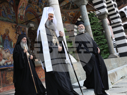 Рилски манастир - патриарх Даниил - посрещане