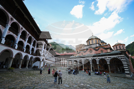 Рилски манастир - патриарх Даниил - посрещане