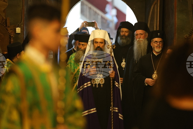  Рилски манастир - патриарх Даниил - всенощно бдение