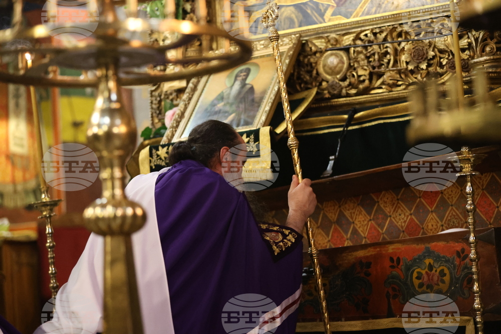 Рилски манастир - патриарх Даниил - всенощно бдение