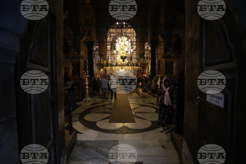 Рилски манастир - патриарх Даниил - всенощно бдение