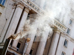 Министерски съвет - „Грийнпийс“ - акция