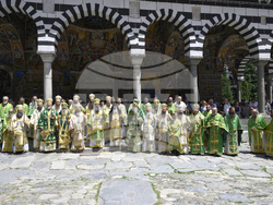 Рилски манастир - ръкополагане на епископ Йоан