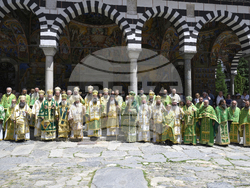 Рилски манастир - ръкополагане на епископ Йоан