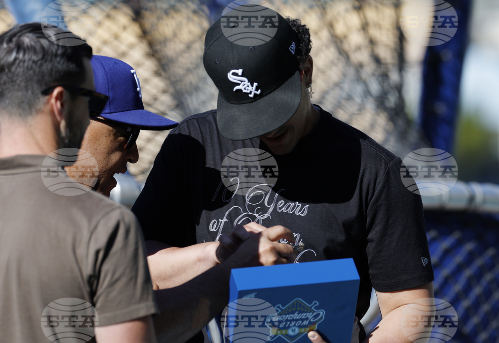 White Sox Dodgers Baseball
