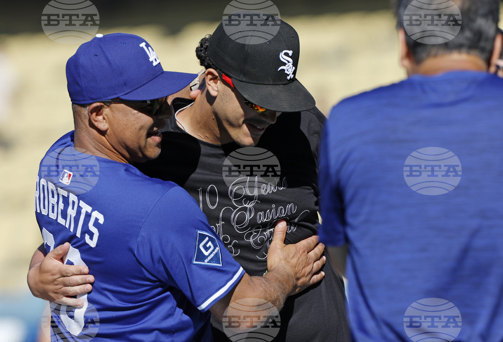 White Sox Dodgers Baseball