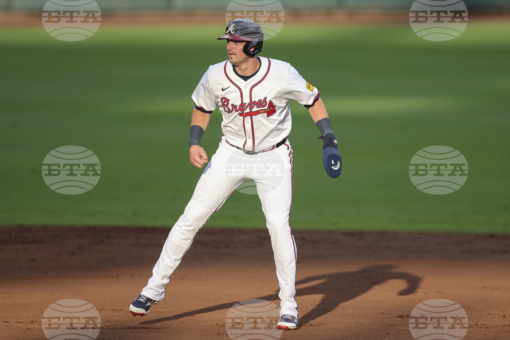 Angels Braves Baseball