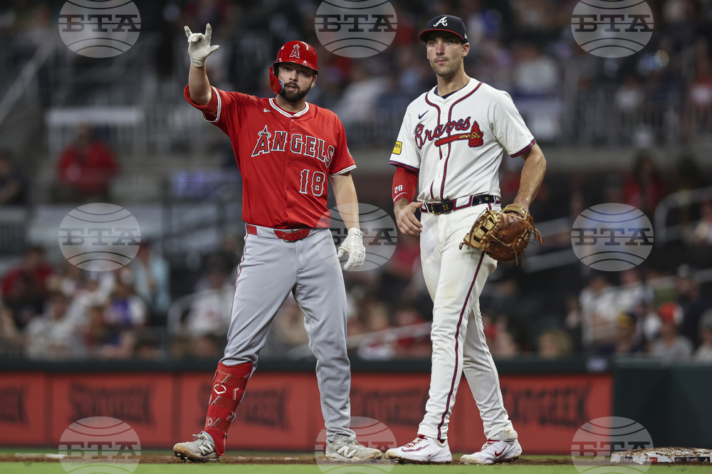 Angels Braves Baseball