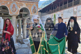 Бачковски манастир - патриарх Даниил - литургия