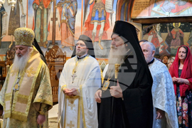 Бачковски манастир - патриарх Даниил - литургия