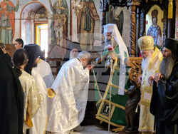 Бачковски манастир - патриарх Даниил - литургия